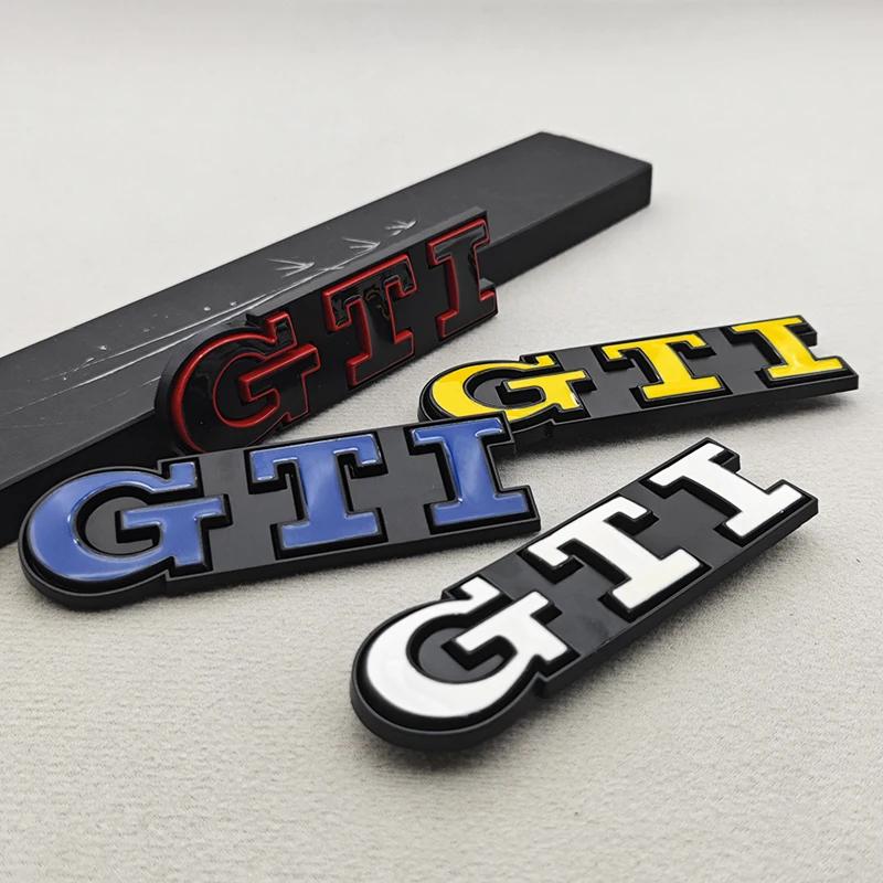 Golf 3 4 MK3 MK4 2026 Hot For VW VOLKSWAGEN 3D Metal Logo GTI Car Front Grille Badge Emblem For Volkswagen Polo Typ 9N3 6R AW Go