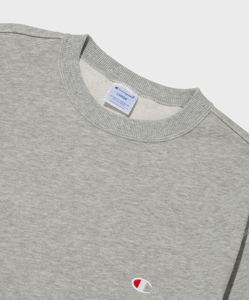 CHAMPION C-Logo Crewneck Sweatshirt Normal Grey
