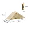 Двухслойные палатки для альпинизма, легкая палатка для кемпинга на 2 человека с алюминиевым столбом