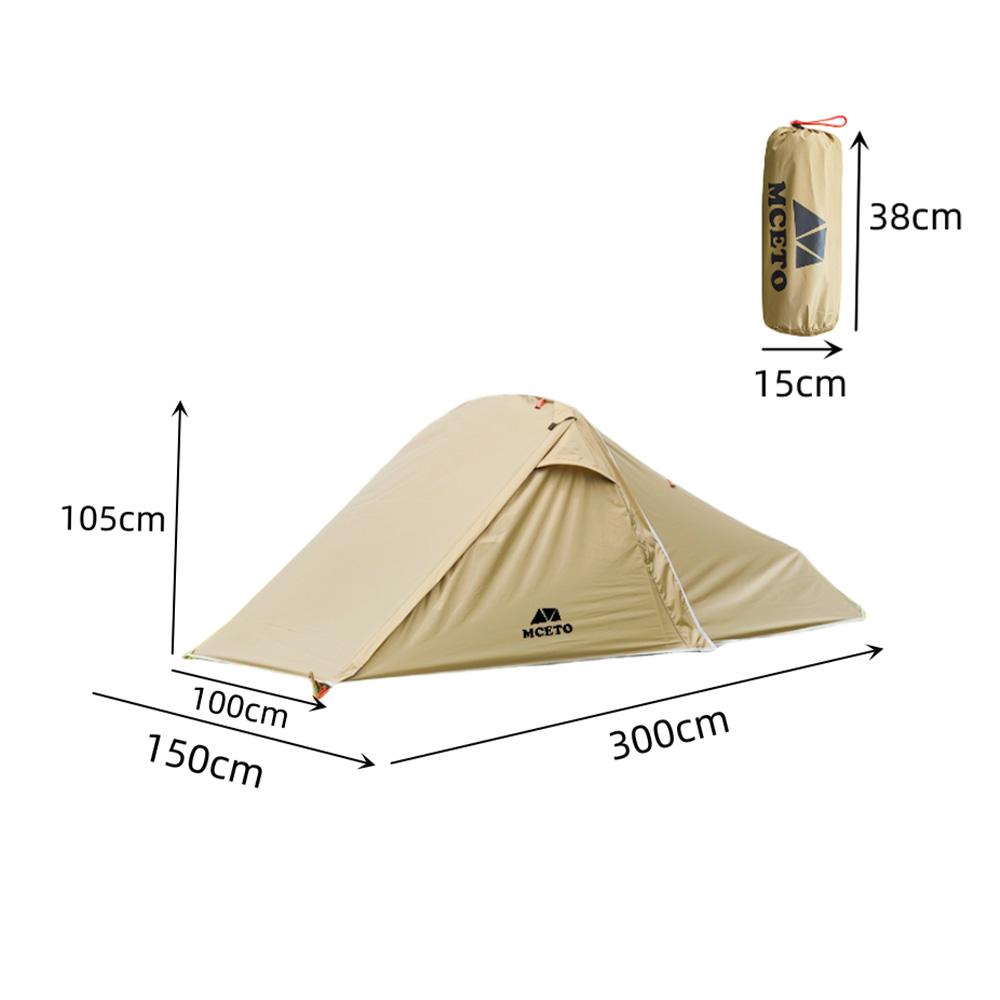 Двухслойные палатки для альпинизма, легкая палатка для кемпинга на 2 человека с алюминиевым столбом
