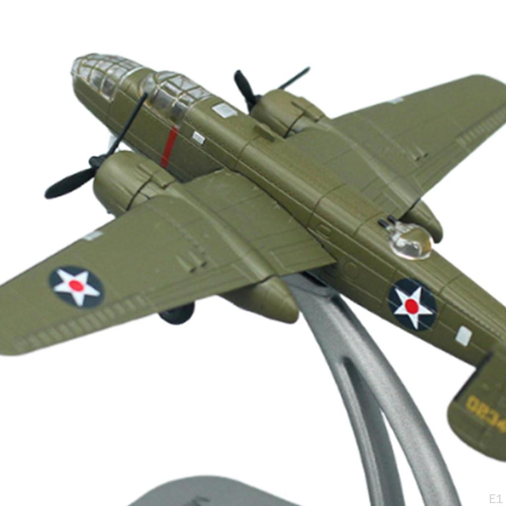 1:144 Fighter Model Toy with Base Collectibles Attack Plane Simulated Airplane for
