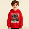 Осень Зима "Итальянский маразм" Толстовки с графическим принтом животных Модные Повседневные Теплые Спортивные С длинным рукавом Детские Мальчик Толстовки с капюшоном