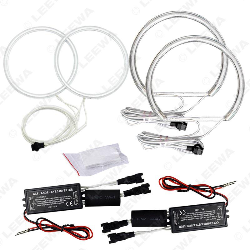 Mitsubishi Lancer 08-10 CCFL Halo Angel Eye Lensless Headlights