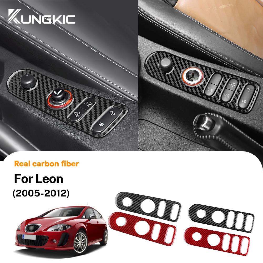 Наклейка из настоящего углеволокна для Seat Leon Altea 2005 2006 2007 2008-2010 2011 2012 для Toledo 2005-2009 LHD RHD Замок двери автомобиля Передача