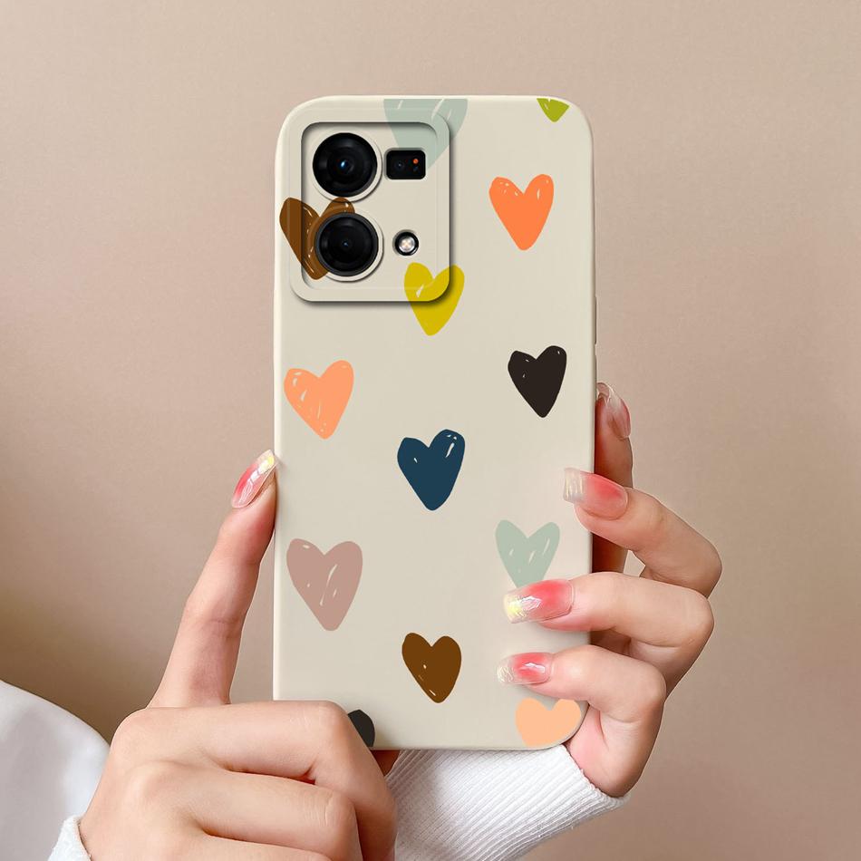 For Oppo F21 F21S Pro 4G 5G Phone Case New Fashion Liquid Silicone Camera Protection Back Cover For Oppo F 21 S Pro Funda Bumper