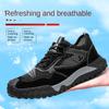 Labor Insurance Shoes Men's Breathable Deodorant Non-slip Wear-resistant Shoes Anti-smashing and Anti-piercing Steel Head Shoes
