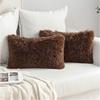 Nordic Plush Rectangular Pillowcase - Crystal Velvet Mink Cushion Cover, Solid Color
