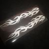 2PCS Symphony flame sticker motorcycle sticker electric car sticker motorcycle accessories accessoires moto