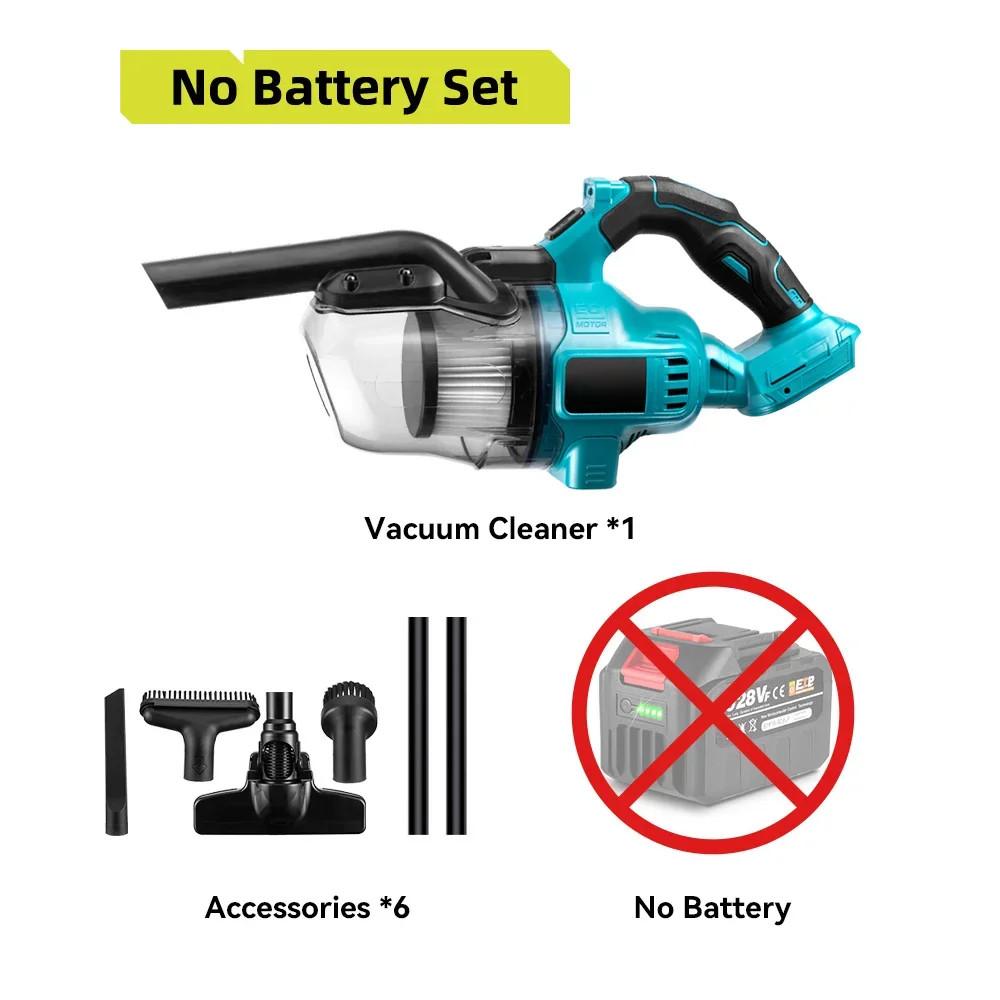 1000 Вт Высокомощный беспроводной электрический пылесос Портативный эффективный бытовой промышленный строительный чистый инструмент