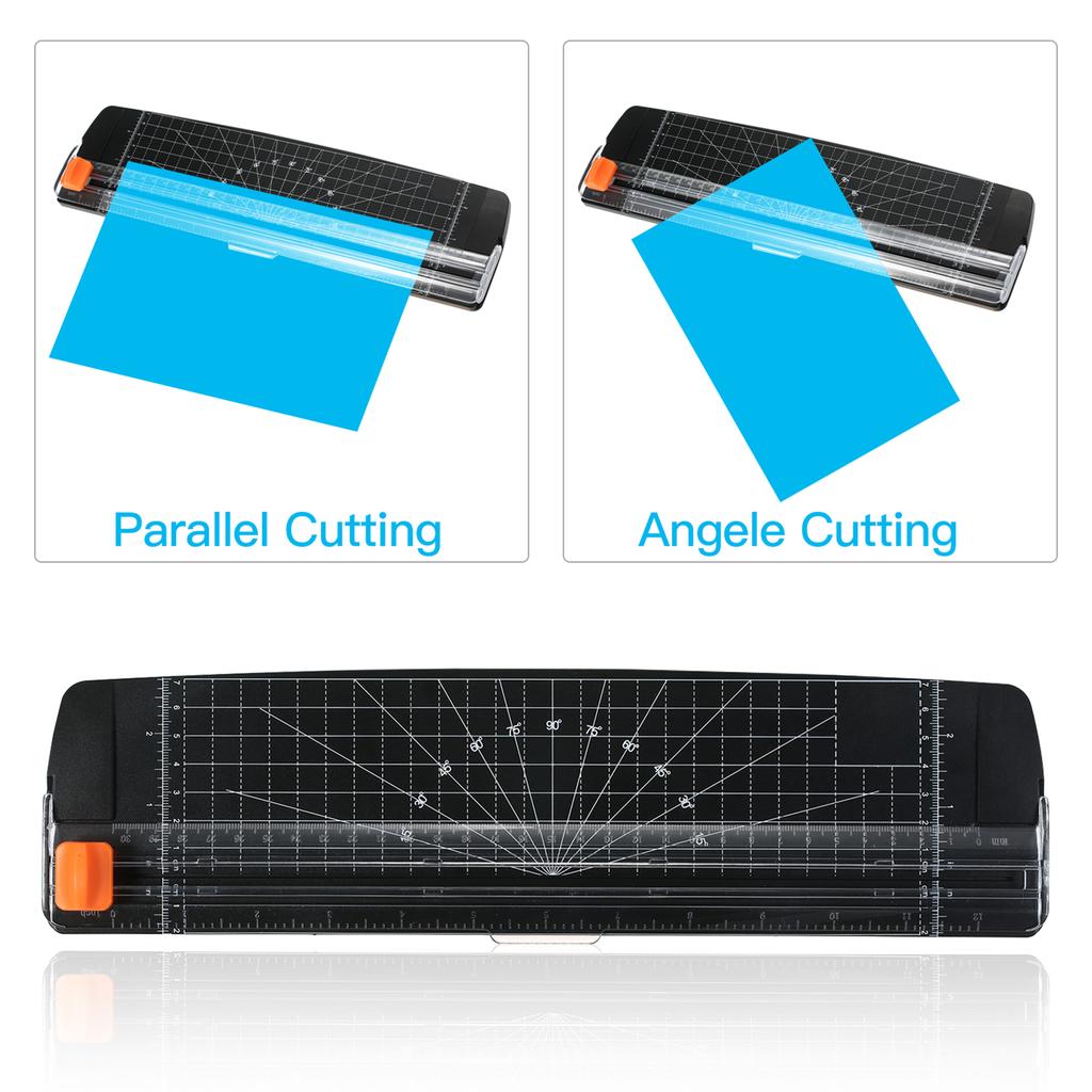 Portable Paper Trimmer A4 Size Paper Cutter Cutting Machine 12 Inch Cutting Width for Craft Paper Photo Laminated Paper