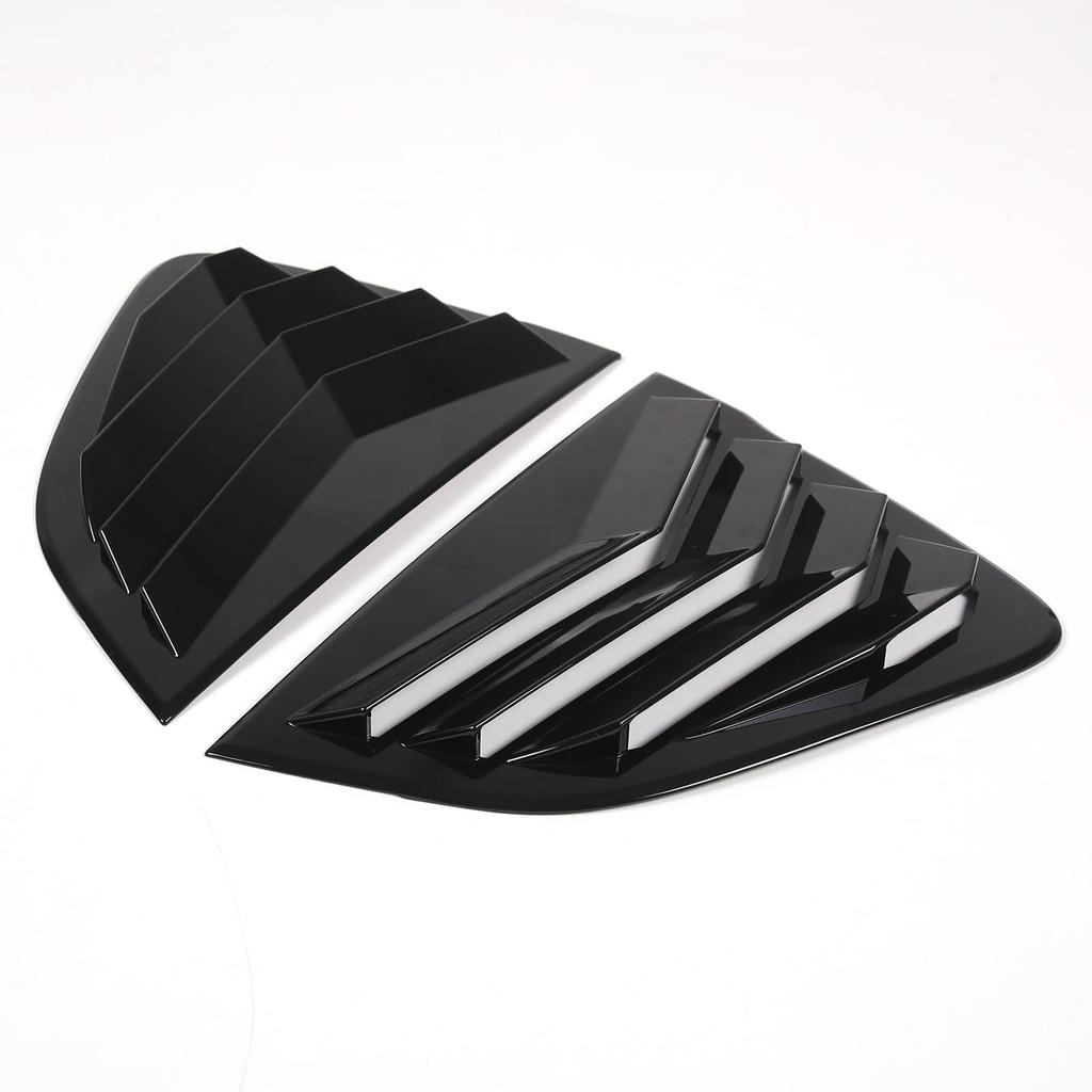 DIYUCAR Rear Vent Window Rear Window and Shutter Side Vent Covers for the New Mazda RF ND Series Exterior Custom ABS Set Hardtop Use Louvers, Shutter,