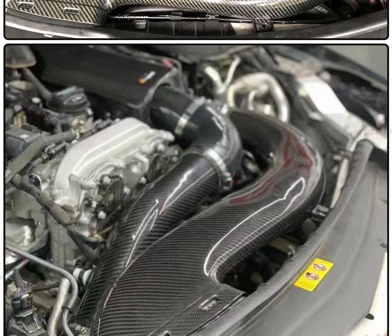 Mercedes C260L C300 Airspeed Carbon Fiber Intake Kit with Mushroom Head Filter.