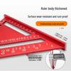 Yuqunhui High-Precision Aluminum Alloy Woodworking Triangle Ruler