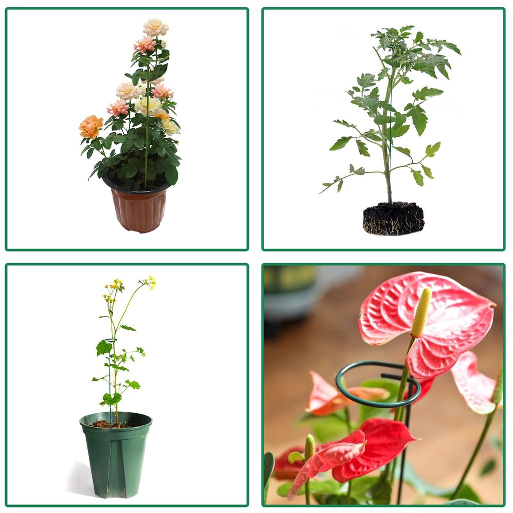 Собранная подставка для растений Садовые металлические колья-опоры Решетка для вьющихся растений Цветочный стержень для двора