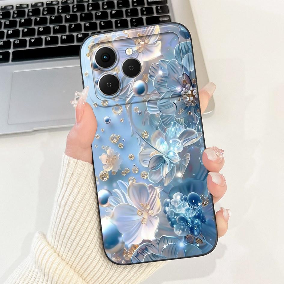 Чехол для Tecno Spark 40 Популярный мультяшный Космический Мягкий силикон Защита камеры Чехол для телефона Для Tecno Spark 40C Spark40 4G Корпус