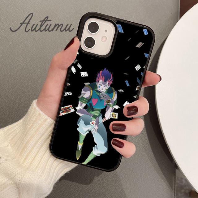 Чехол для телефона Hunter X HUNTER Hisoka с игральными картами для iPhone 11 12 13 14 Pro Max mini XR XS SE 2020 6 7 8 Plus Galaxy S21 S22