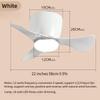 6-скоростной потолочный вентилятор Mini 22 дюйма со светом, бытовой инверторный потолочный вентилятор-лампа, регулируемый электрический потолочный вентилятор-лампа
