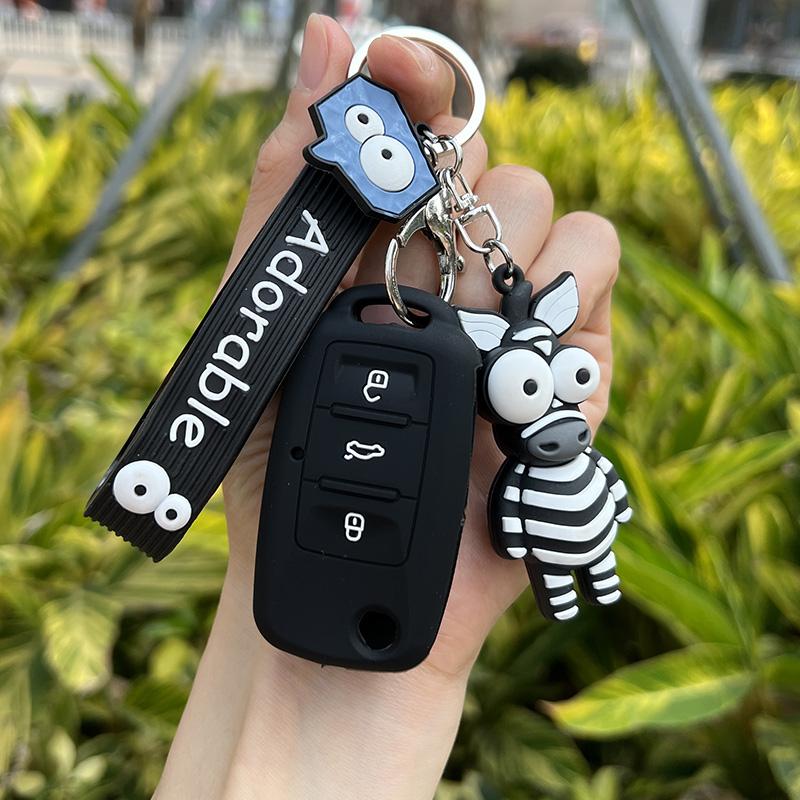 Силиконовый чехол для автомобильного ключа для VW Volkswagen polo passat b5 Tiguan Golf T4 для Seat Leon Altea Ateca Для Skoda Octavia Superb
