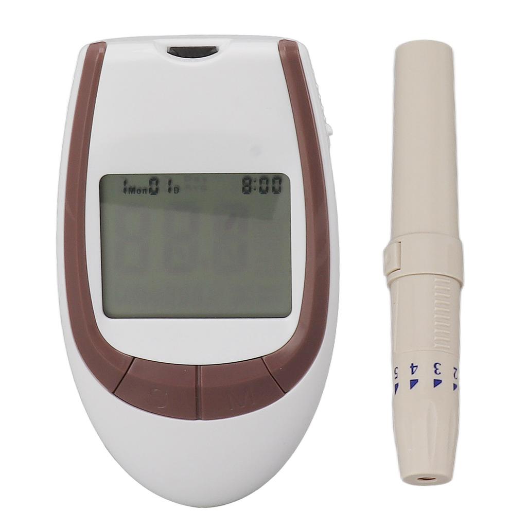 Blood Glucose Monitor Kit Coding Free 7S Fast Result Large LCD Screen Diabetic Supplies Diabetes