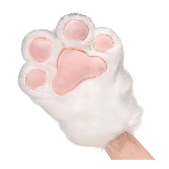 1 шт. Перчатка-лапа животного, ботинок, плюшевая пушистая лапа, обувь, пушистая милая перчатка-лапа кошки, аксессуары для косплея для костюмированных вечеринок, вечеринок в животной тематике