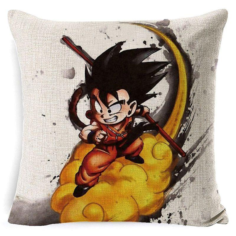 Наволочка Dragon Ball Потрясающая Мультяшная Квадратная Наволочка Для Стильного Дивана Домашний Декор