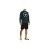 Under Armour Project Rock Johnson Logo Print Training Hoodie Men Hoodies Green 1361747-384