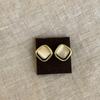 Серьги-гвоздики High Sense Geometric Gold Opal, женские, простые, индивидуальные, модные, темпераментные, универсальные серьги для поездок на работу