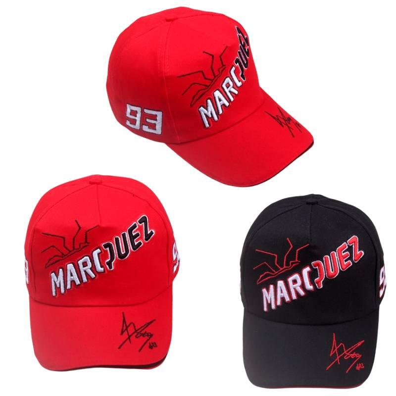 Black And Red Marc Marquez 93 Baseball Cap For Outdoor Sports