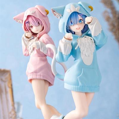 Ре:ZERO Starting Life In Another World Ram/Rem Аниме Фигурка девушки пушистая упаковка Ram/Rem Фигурка для взрослых Модель куклы Игрушки