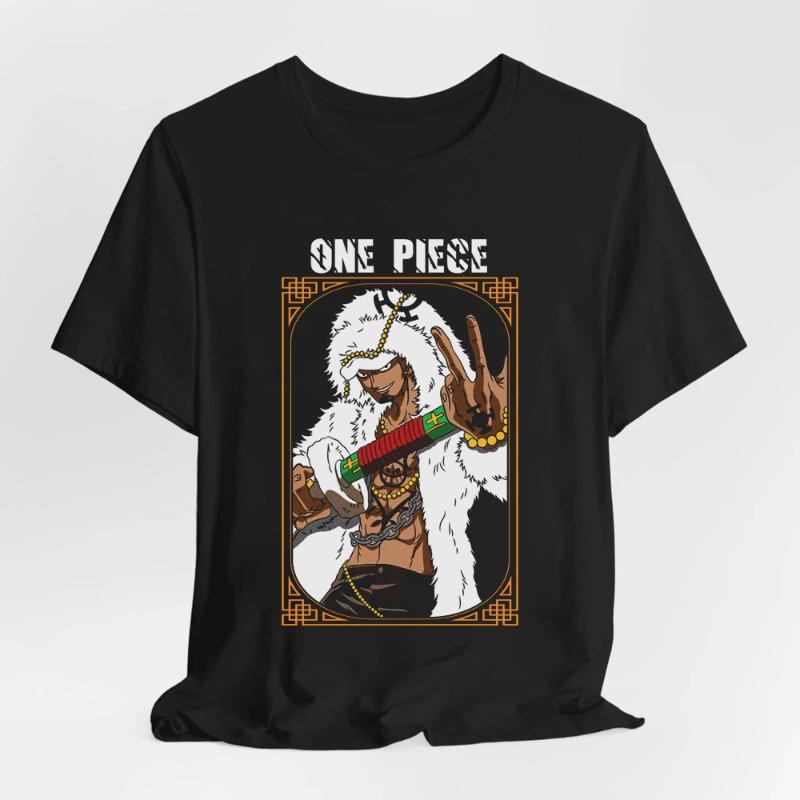 Мужская футболка с принтом из японского аниме One Piece Ророноа Зоро Мальчик Дети Харадзюку Короткий рукав Дети Футболка Луффи Одежда