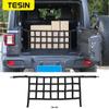 TESIN Car Rear Trunk Cargo Luggage Mesh Block Bezel Net for Jeep Wrangler JK 2007-2017 For Wrangler JL 2018-2022