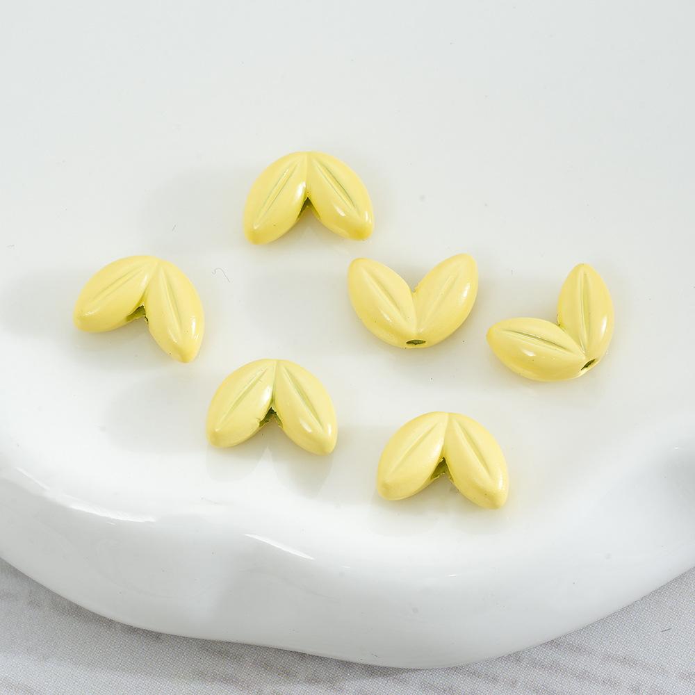 Цвет сплава Бутон Сделай сам Аксессуары Ручная работа Ювелирные изделия Разделитель бусин в виде цветка тюльпана Материал для бисерного ожерелья Цепочка для мобильного телефона