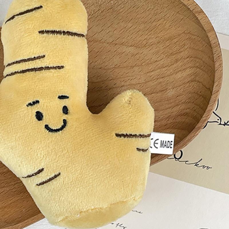 Мультяшная Смешная Плюшевая Кукла Овощной Брелок Аксессуары для Школьного Рюкзака Имбирь и Зеленый Лук Перец Чили Игрушки Брелок