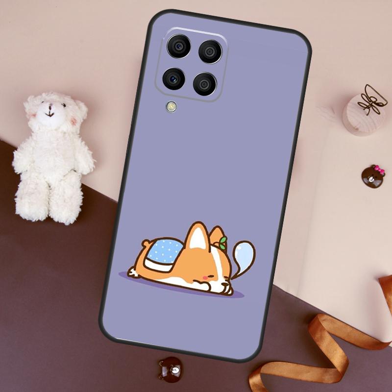 Мультяшный чехол Корги для Samsung Galaxy M13 M54 M34 M14 M56 M36 M16 M31 M11 M53 M12 M32 M52 M35 M55 M15 M06