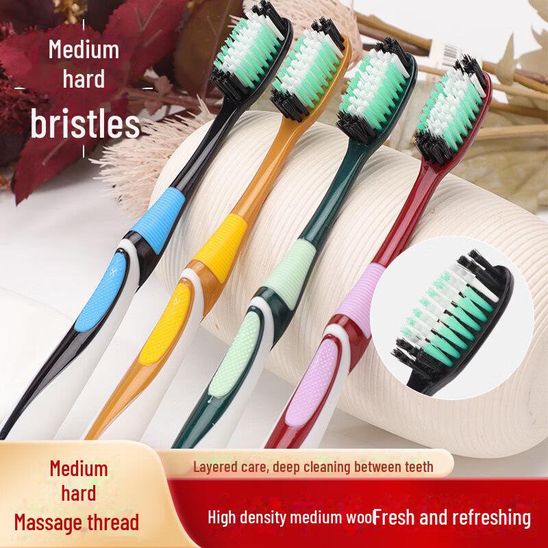 Зубная щетка Shuchen Advanced Soft Silk с густой щетиной для бережной чистки зубов и удаления пятен