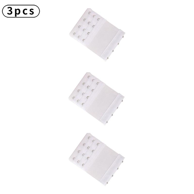 3pcs Bra Extenders Elastic Buckle Extension Intimates Accessories