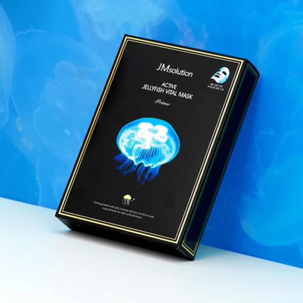 [JM Solution] Набор масок Active Solution (Золотая икра 10 шт. + Птичье гнездо 10 шт. + Розовая улитка 10 шт. + Медуза 10 шт.), 40 листов