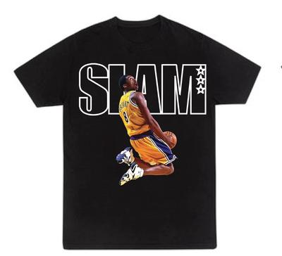 Мужская футболка Kobe Bryant x SLAM Унисекс Черная футболка
