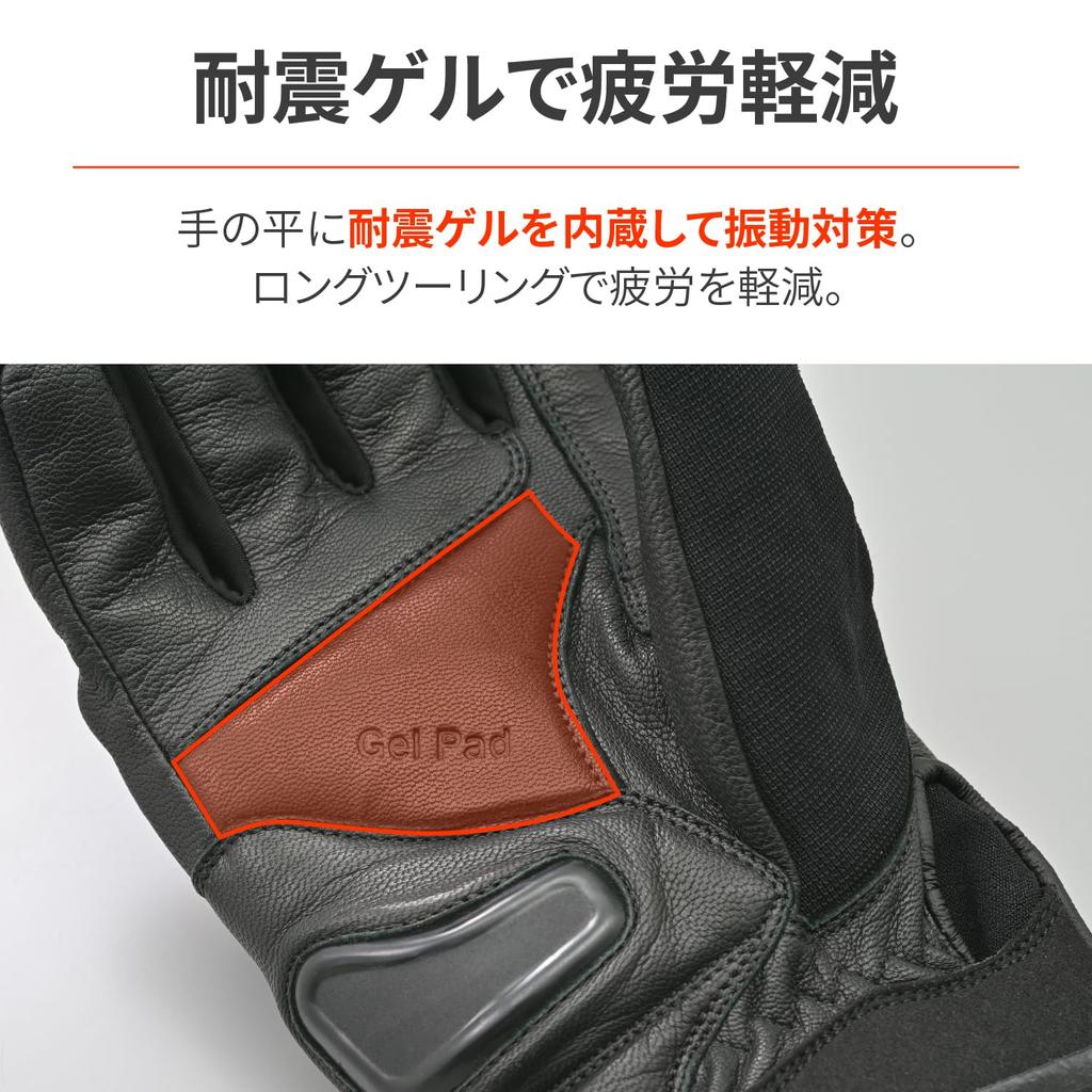 Перчатки Daytona Motorcycle из натуральной кожи для ладоней, мягкие, совместимые с резиновыми костяшками AW, размер L 37430, осень/зима, (Козья кожа), Водонепроницаемый,