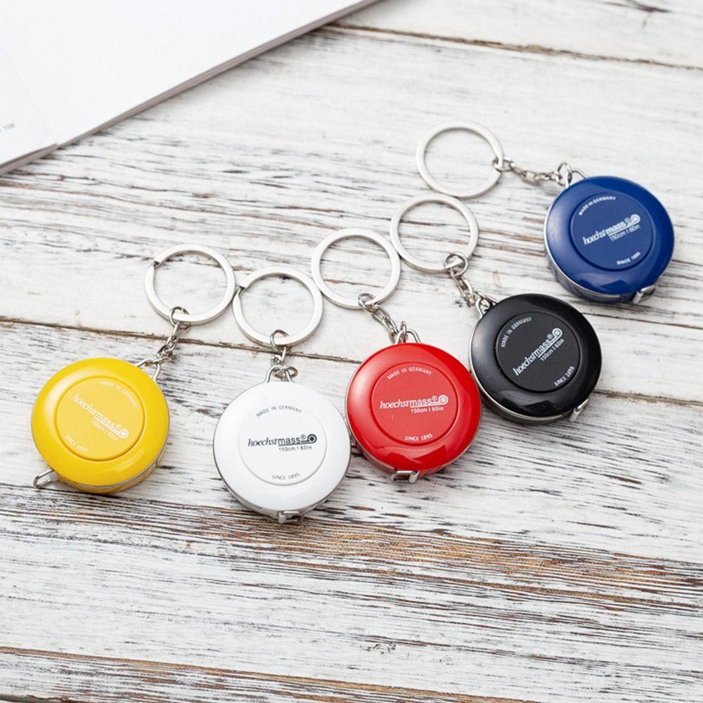 60 Inch Mini Tailor Keychain Tape Measure Centimeter Inch Roll Tape Measure Ruler Measuring Tool