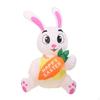 Outdoor Yard Ornament Funny Easter Inflatable Bunny for Garden Lawn