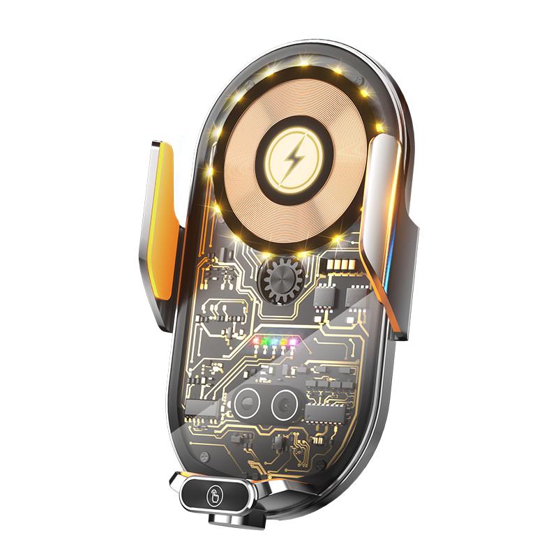 Новая прозрачная магнитная рамка для навигации по транспортному средству, автомобильное беспроводное зарядное устройство 66 Вт, супер быстрая зарядка, автомобильный держатель для телефона