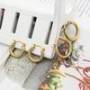 Маленькие золотые серьги-кольца для женщин Bijoux, летние круглые женские серьги, женские модные украшения для женщин