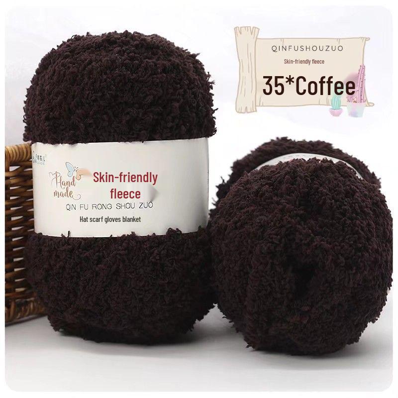 Coral Fleece Yarn Towel & Scarf DIY Material Pack