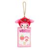 Sanrio My Melody Прозрачный чехол с маскотом Шимбун 50-летие Прозрачное хранение 290467 (Годовщина Ичиго) - ПВХ, Полиэстер, Сталь, Чехол,
