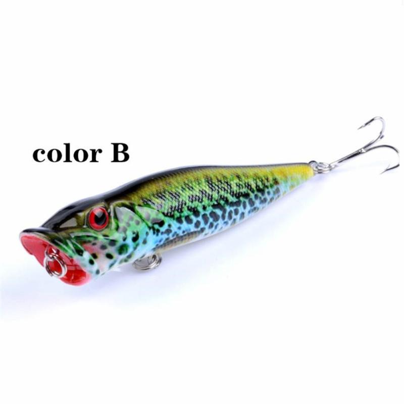 hot! Popper Fishing Bait Bionic Lures 9cm/12.5g Topwater Colorful Painting Hard Bait Artifical Bait