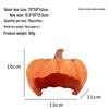 Hermit Crab Pumpkin Hideaway: Halloween Fish Tank Decor with Climbing and Hiding Spots.