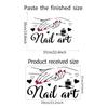 Self-adhesive Wall Mural Reusable Home Decor Nail Art Wall Stickers  Salon