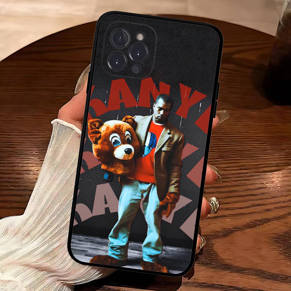 Чехол для телефона рэпера Канье Уэста YE Для IPhone 17 16 14 15 13 12 11 Pro Max Plus Силиконовый Мягкий Чехол
