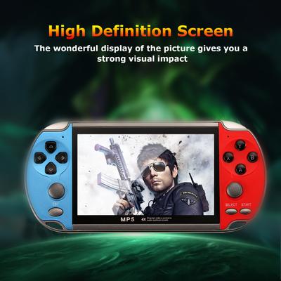 X7 4,3-дюймовая игровая консоль, портативные игровые плееры, двойной рокер, 8 ГБ встроенной памяти, 1000 игр